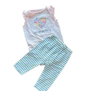 Baby Gap Matching Outfit Baby Girl Pink 3-6 Months